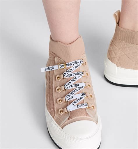 Walk'n'Dior Platform Sneaker Nude Macrocannage Technical .